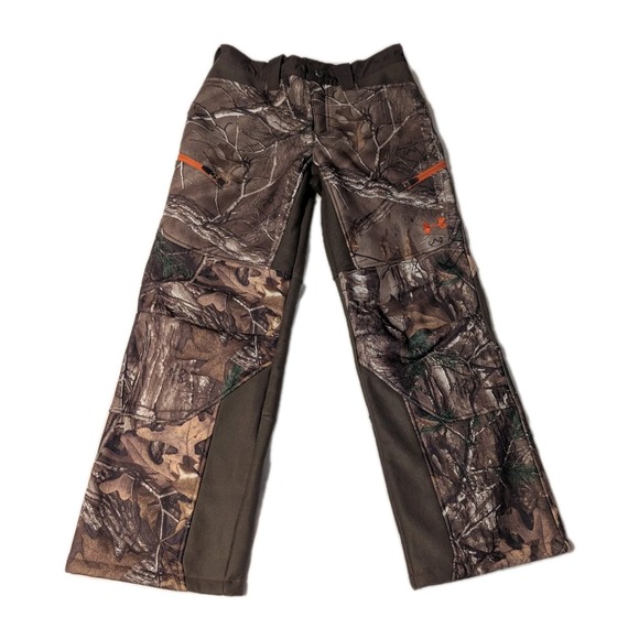 Under Armour Other - Under Armour Boys Youth Ayton Storm ColdGear Camo Hunting Pants Realtree Size L
